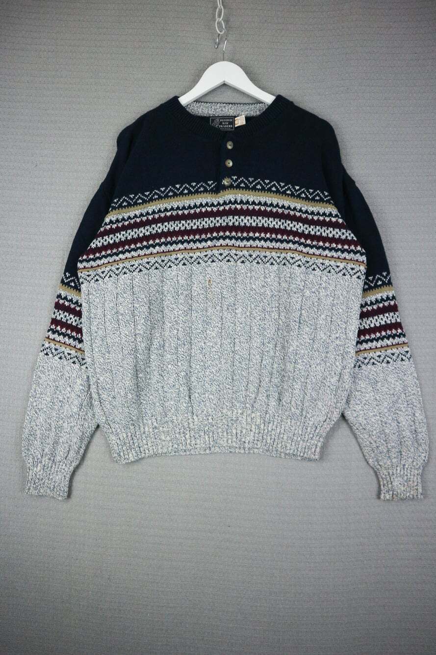 Peconic Bay Traders Made in USA Vintage Sweater Mens Large